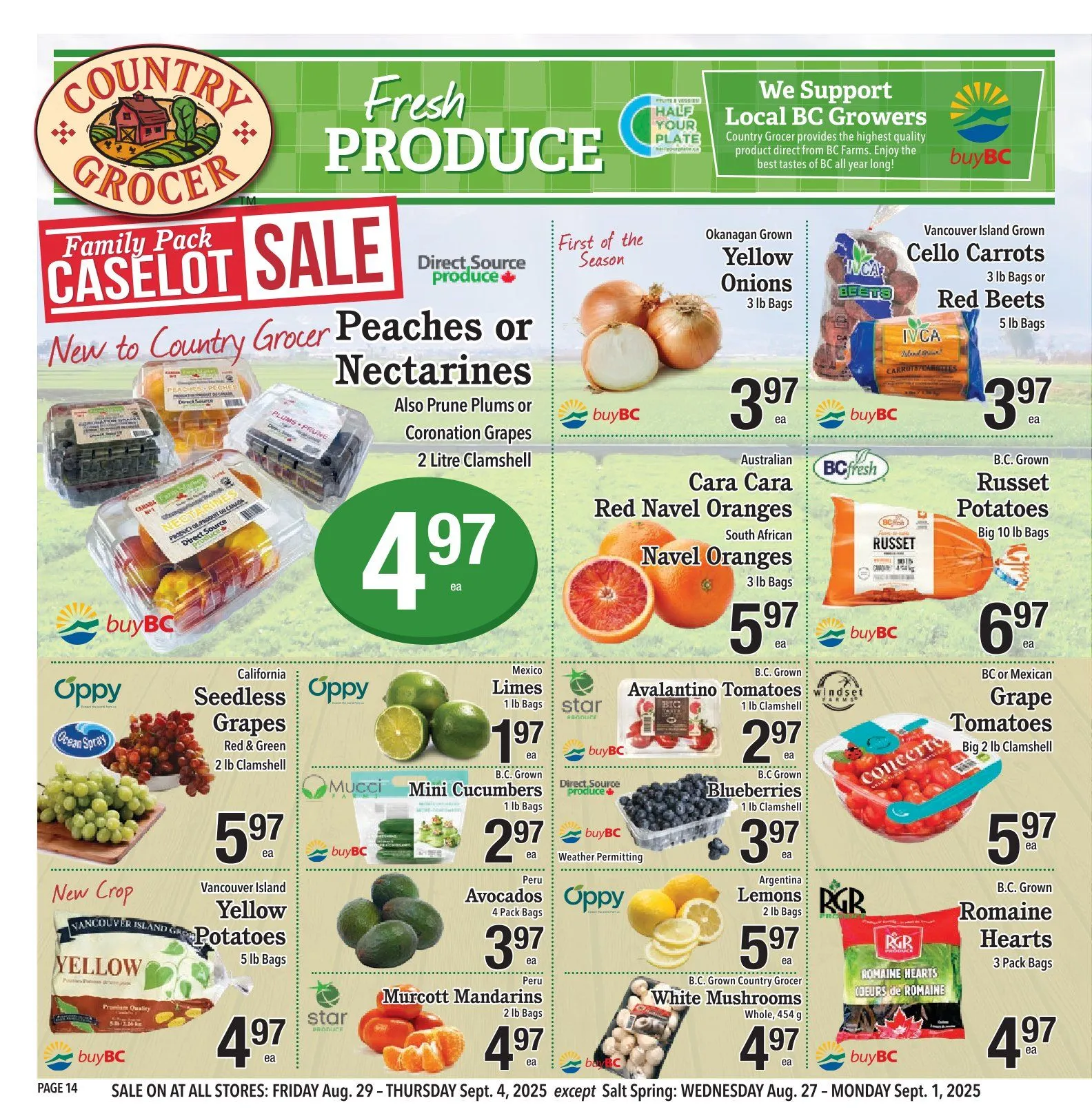 Country Grocer Sales from September 4 to September 10 2025 - flyer page 14