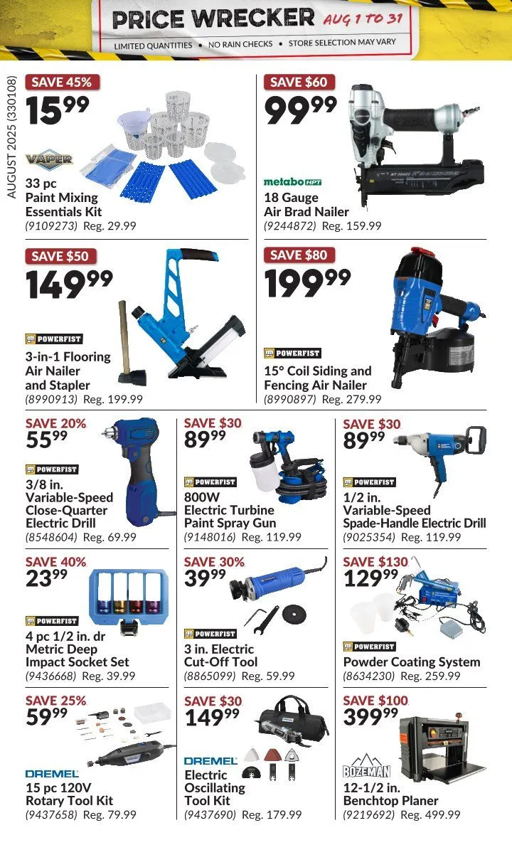 Flyer from August 1 to August 31 2025 - flyer page 14