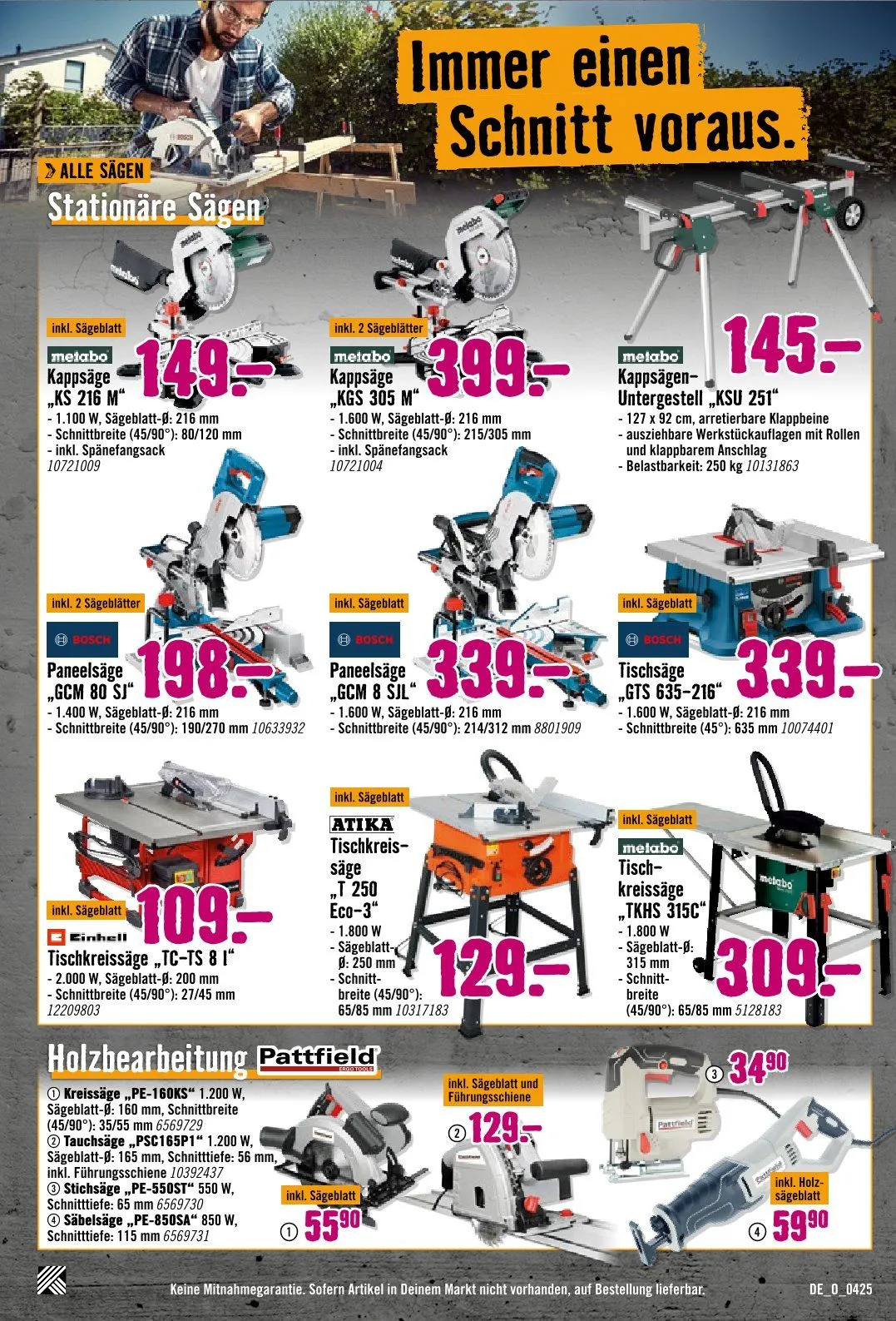 Hornbach Angebote von 10. April bis 7. Mai 2025 - Prospekt seite 14