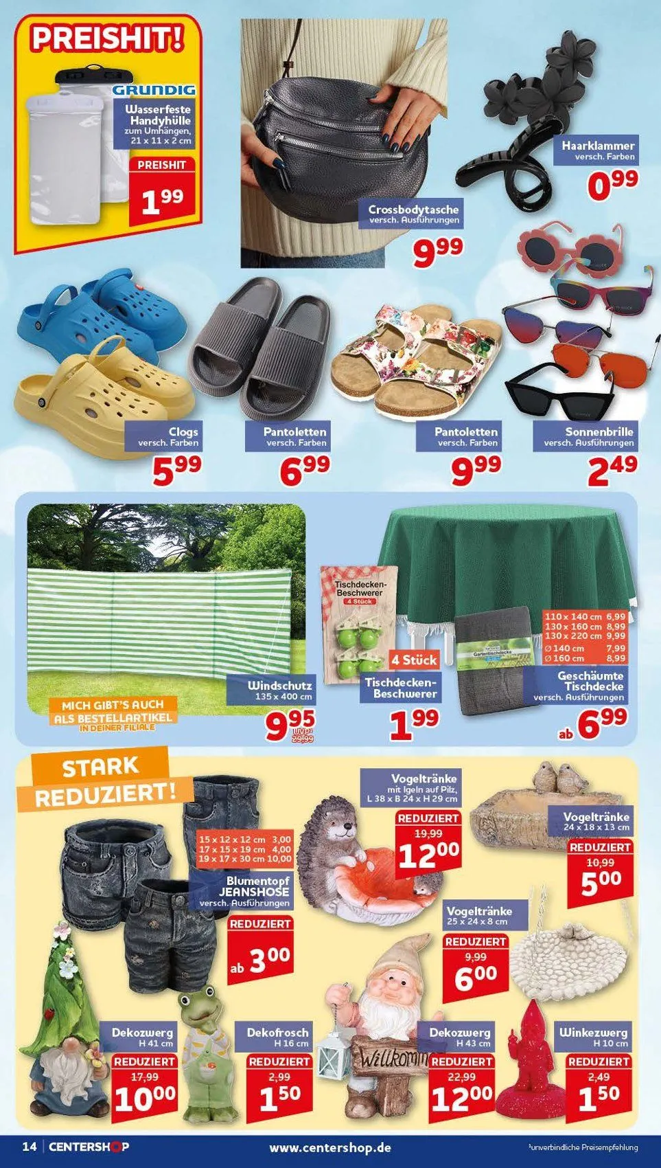 CENTERSHOP Prospekte von 20. Juli bis 25. Juli 2026 - Prospekt seite 14