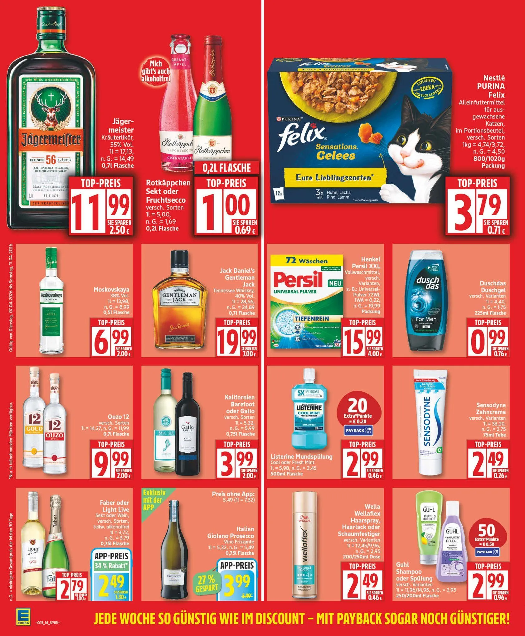 Edeka Prospekte von 7. April bis 11. April 2026 - Prospekt seite 15
