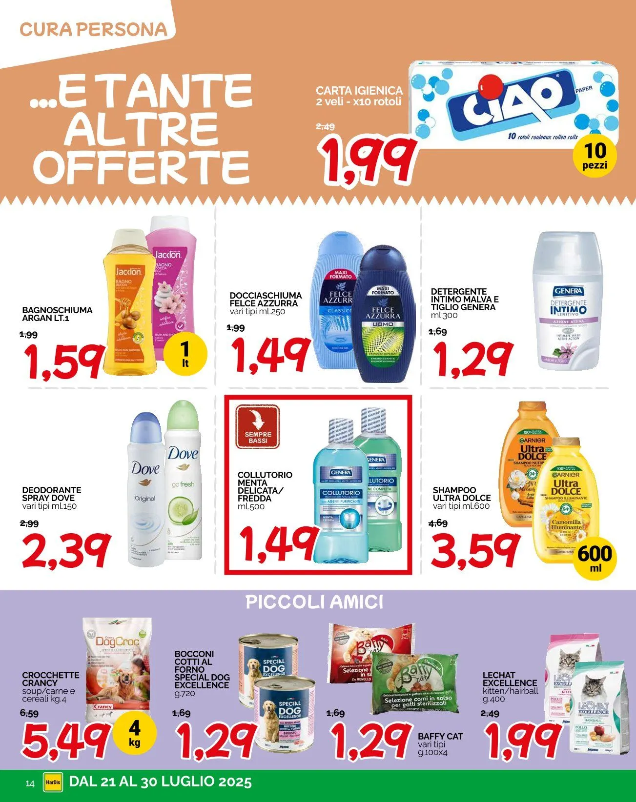 Hardis Volantino da 21 luglio a 27 luglio di 2025 - Pagina del volantino 14