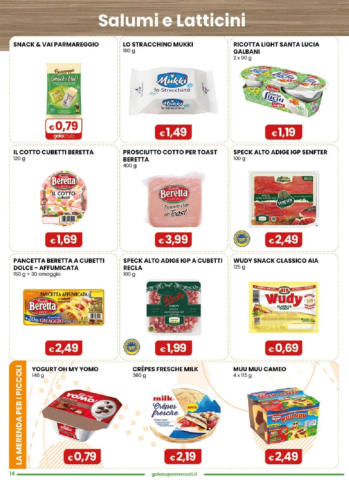  Gala Supermercati Volantino da 25 febbraio a 10 marzo di 2026 - Pagina del volantino 14