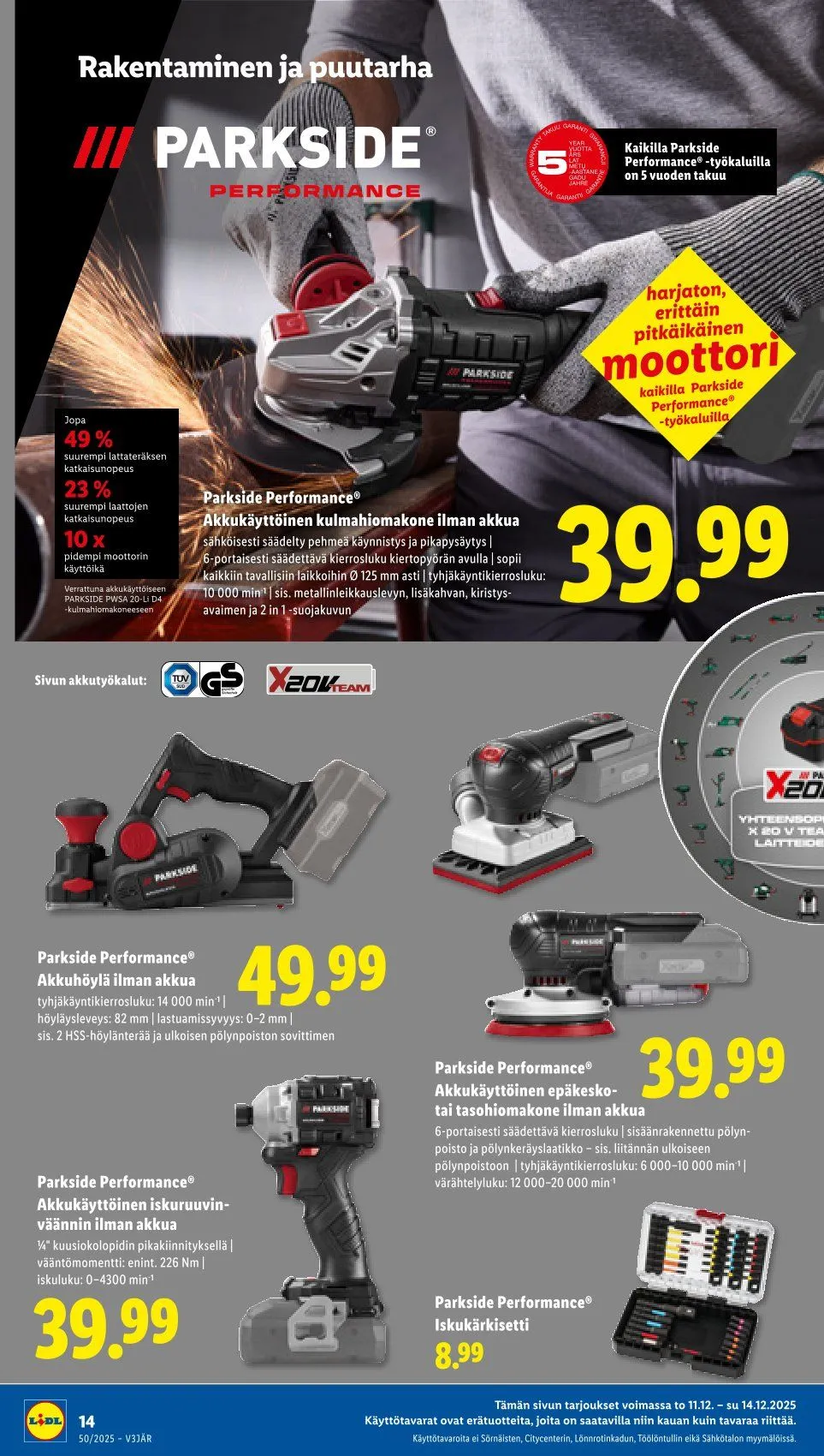 Lidl uusimmat tarjoukset voimassa alkaen 11. joulukuuta - 17. joulukuuta 2025 - Tarjouslehti sivu 14