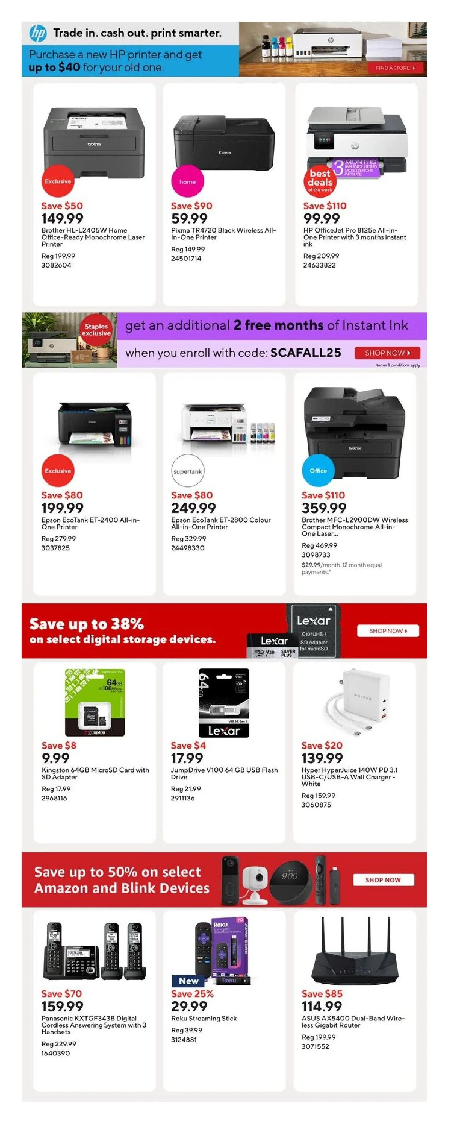 Staples Sales from August 14 to September 11 2025 - flyer page 14