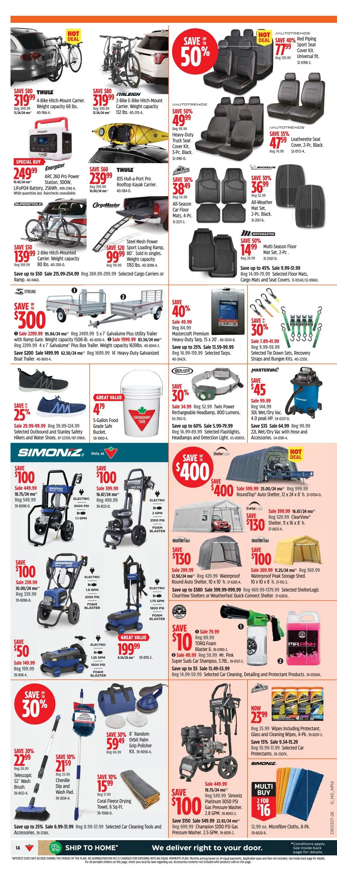 Canadian Tire Sales from July 2 to July 8 2026 - flyer page 14