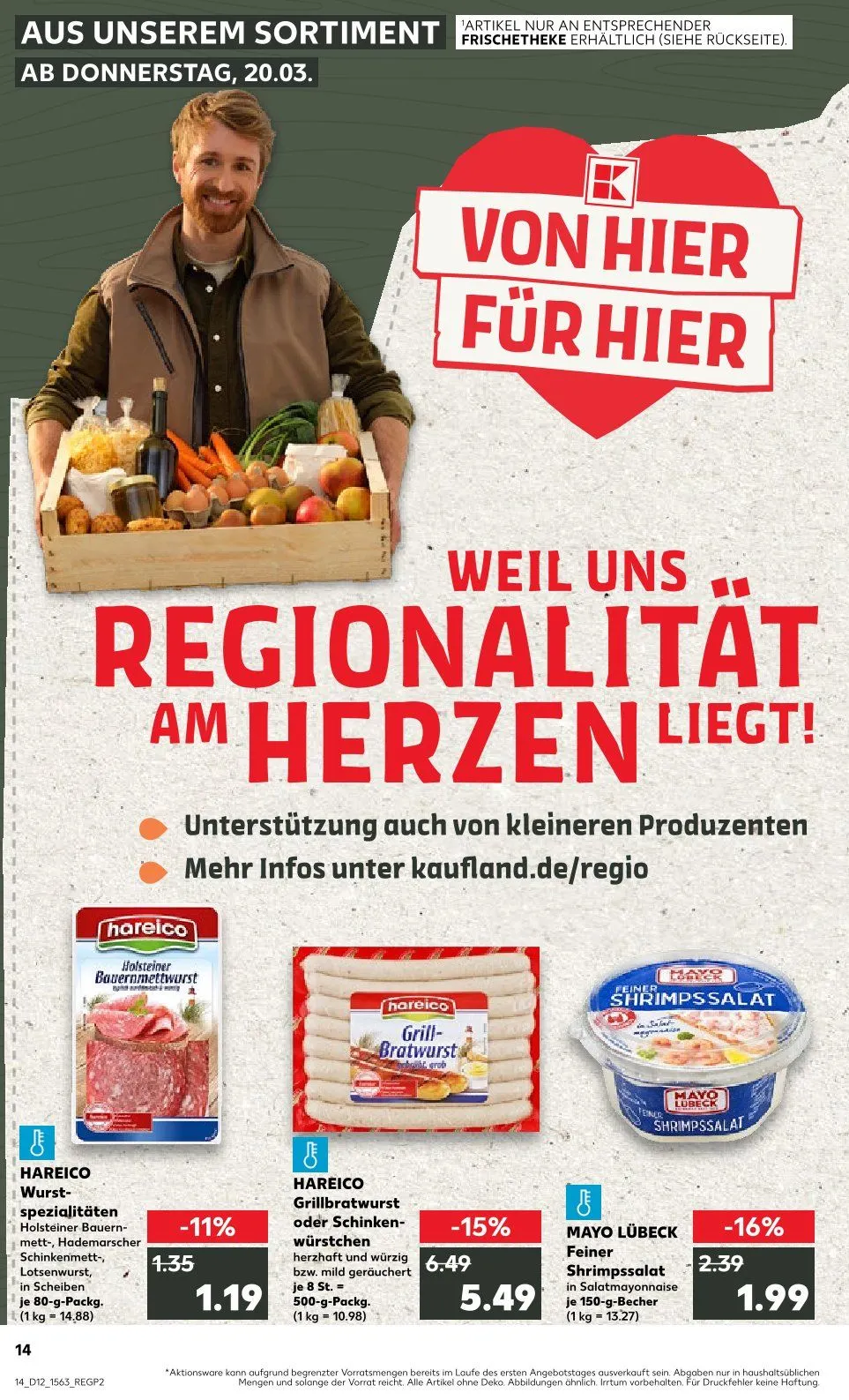 Kaufland Prospekt von 20. März bis 26. März 2025 - Prospekt seite 14