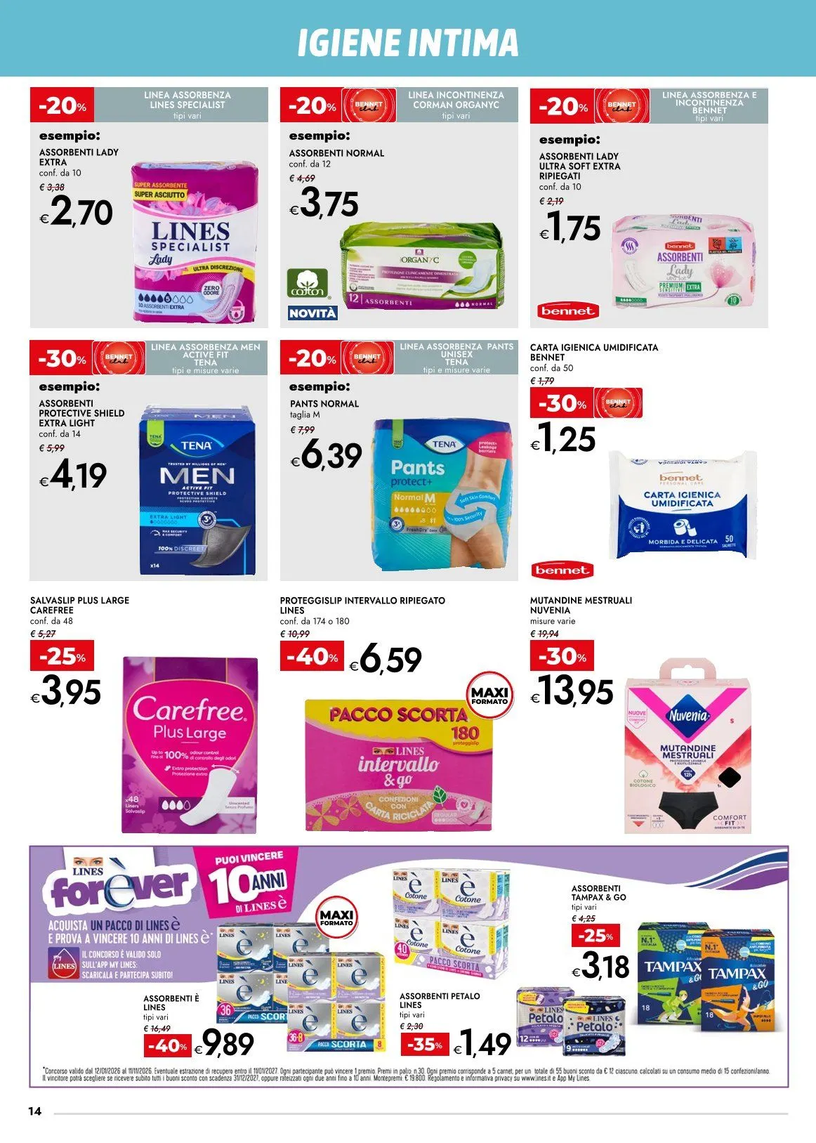 bennet Volantino da 7 aprile a 29 aprile di 2026 - Pagina del volantino 14