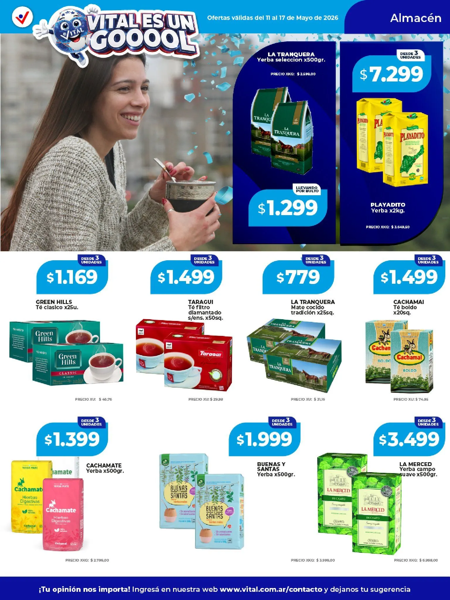 Ofertas de  Vital Ofertas 11 de mayo al 17 de mayo 2026 - Página 14 del catálogo