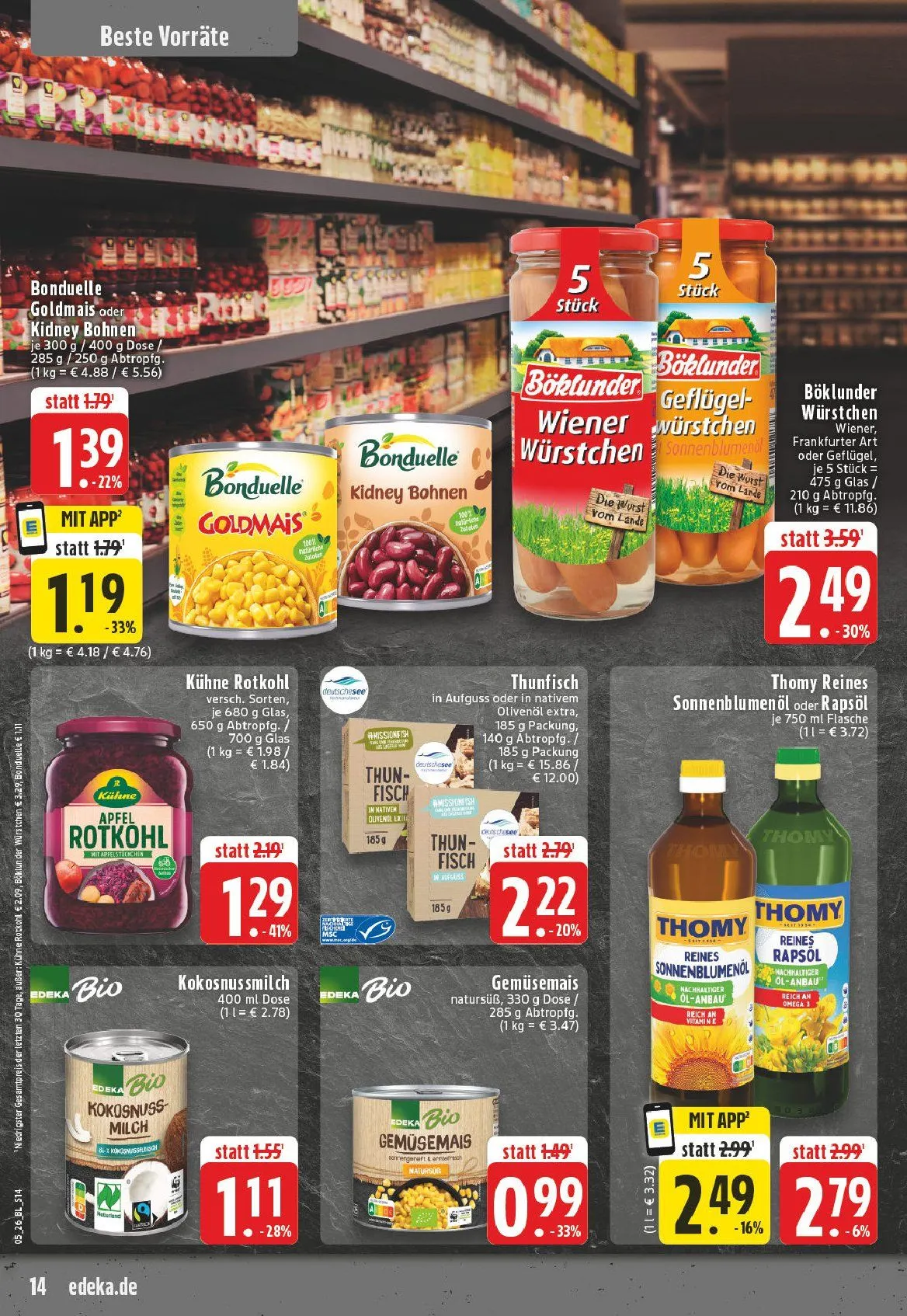 Edeka Angebote von 25. Januar bis 30. Januar 2026 - Prospekt seite 14