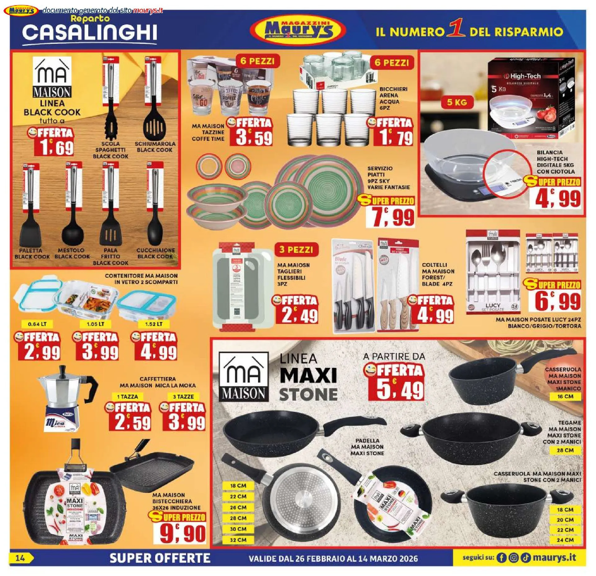 Maury s Vokantino da 26 febbraio a 15 marzo di 2026 - Pagina del volantino 14