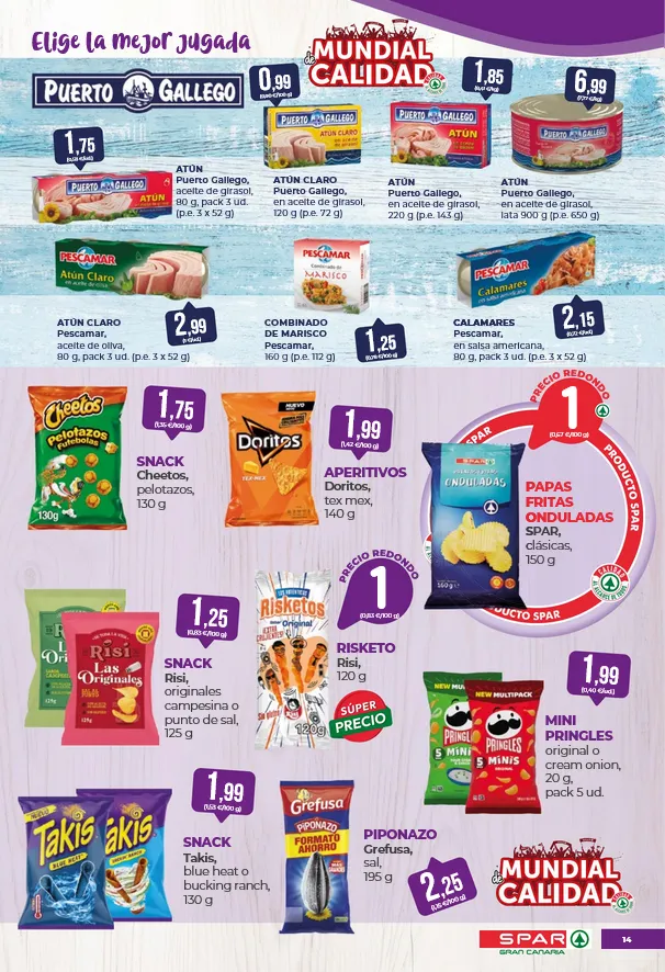 Catálogo de SPAR Gran Canaria Ofertas 12 de junio al 25 de junio 2026 - Página 14