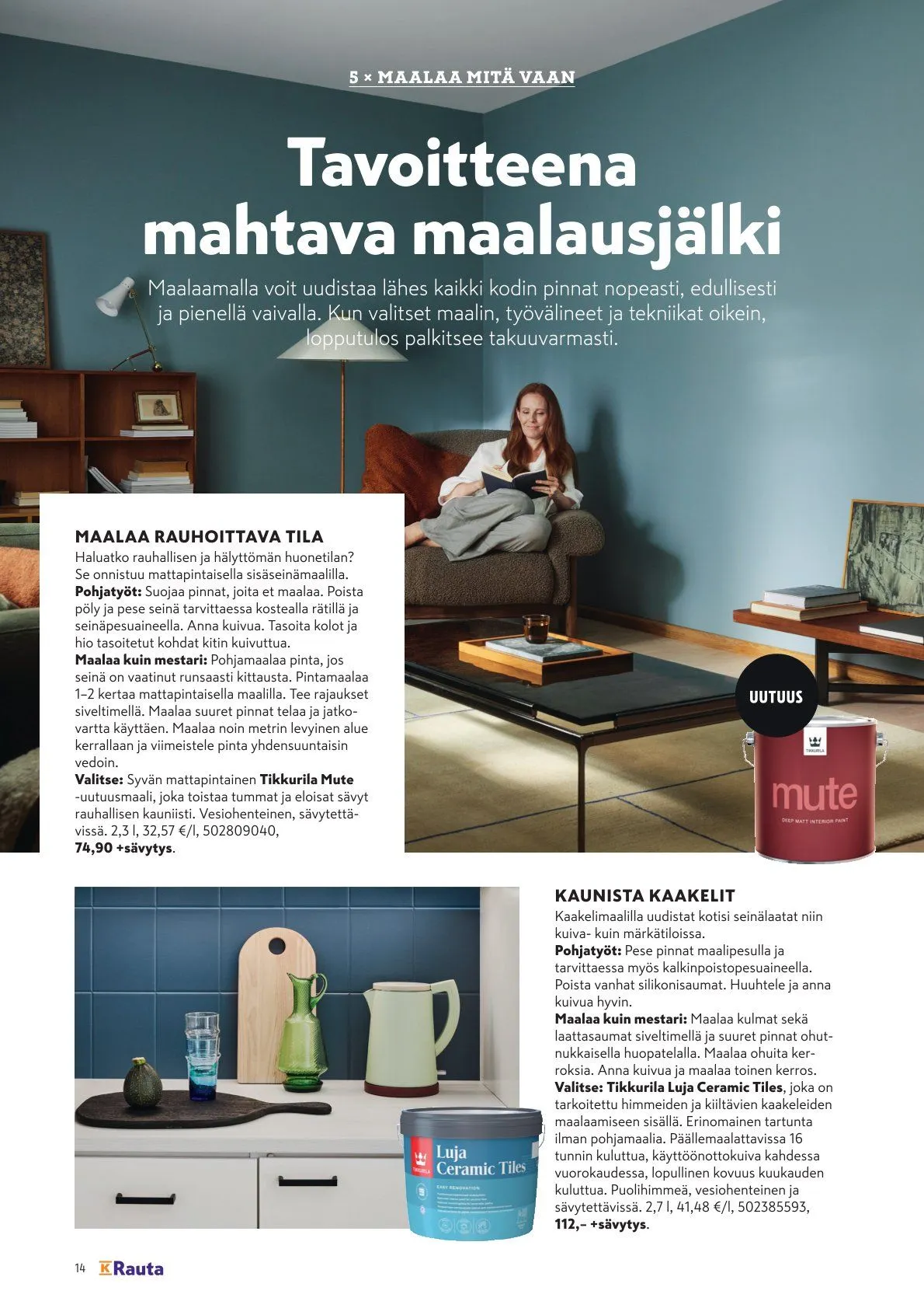 Kaupan K-Rauta uusimmat tarjoukset voimassa alkaen 5. helmikuuta - 28. helmikuuta 2026 - Tarjouslehti sivu 14