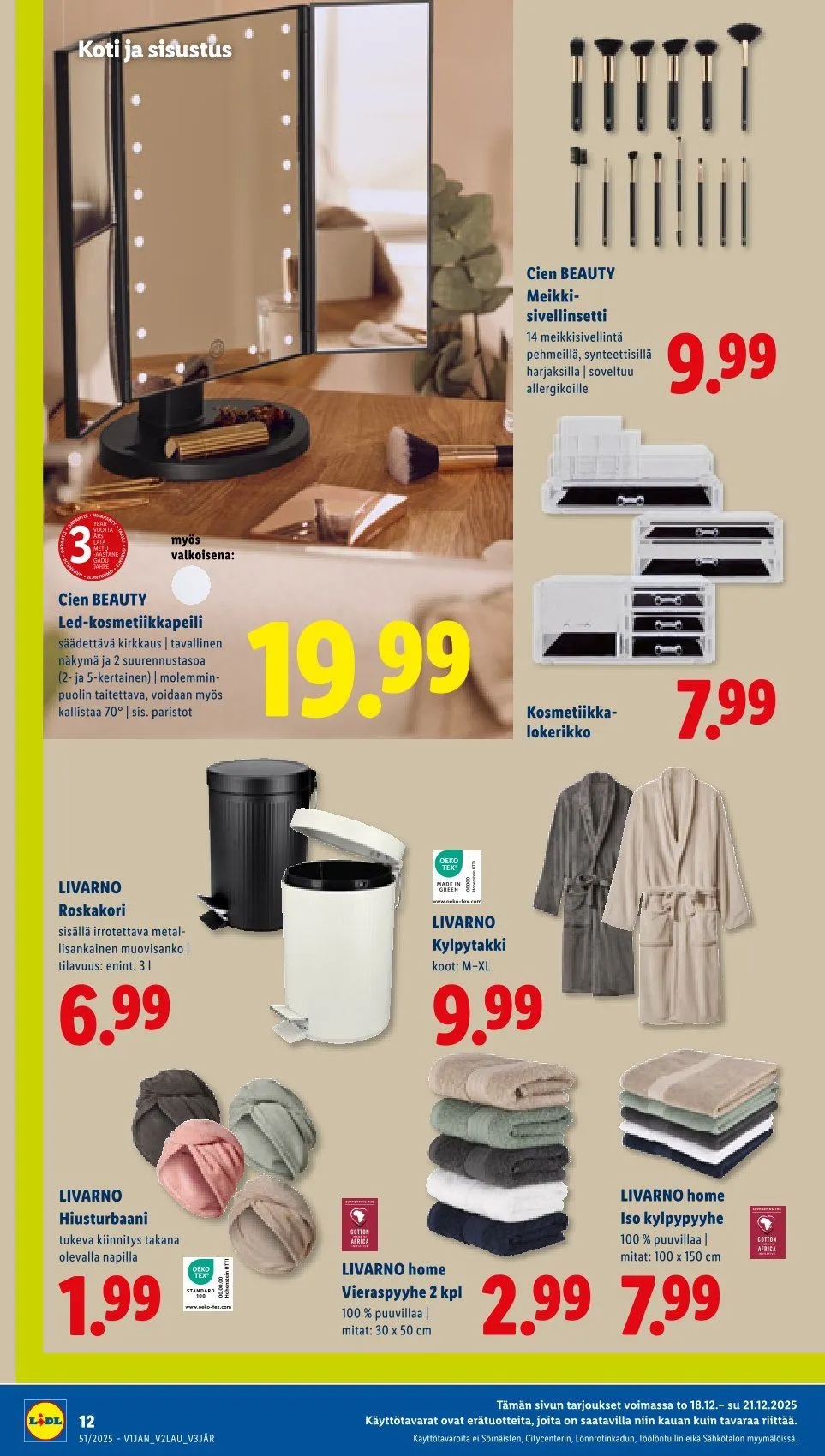 Lidl  voimassa alkaen 18. joulukuuta - 21. joulukuuta 2025 - Tarjouslehti sivu 14