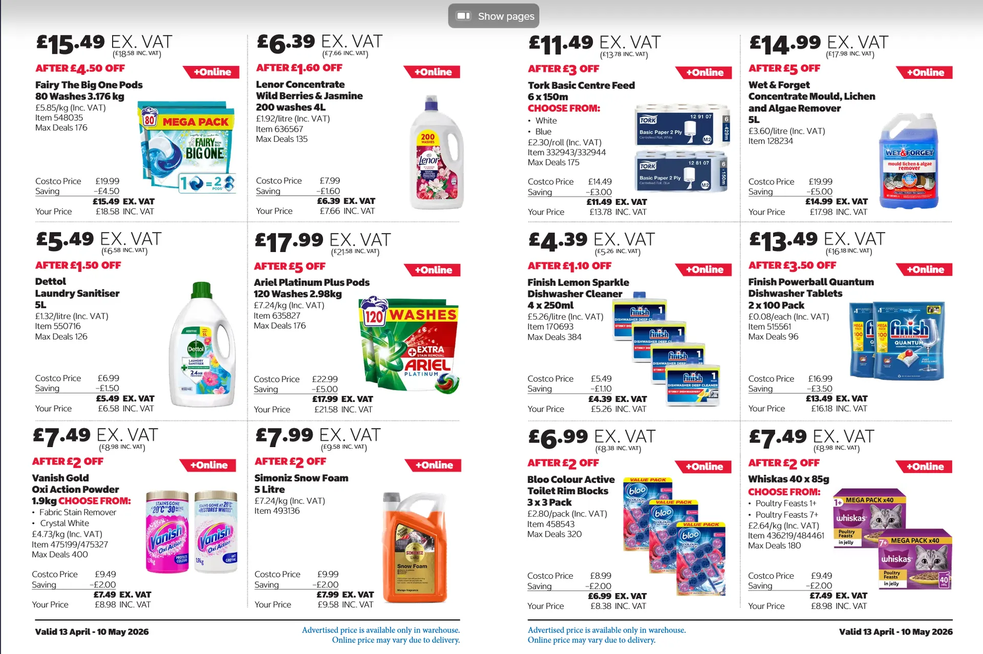Costco Offers from 13 April to 10 May 2026 - Catalogue Page 14
