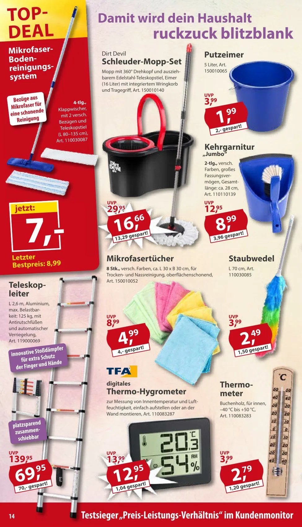  Sonderpreis-Baumarkt Angebote von 4. März bis 10. April 2026 - Prospekt seite 14