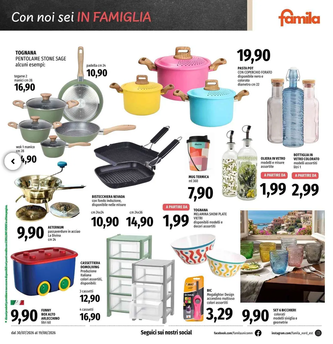  Volantini Famila Superstore da 30 luglio a 19 agosto di 2026 - Pagina del volantino 14