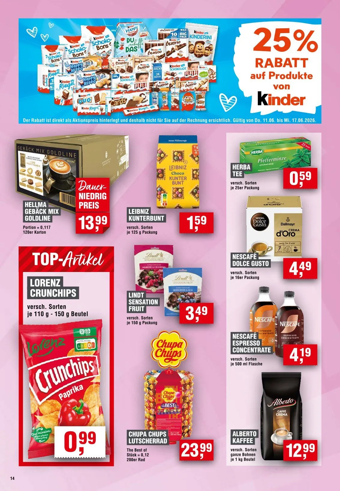 Handelshof Angebote von 11. Juni bis 17. Juni 2026 - Prospekt seite 14