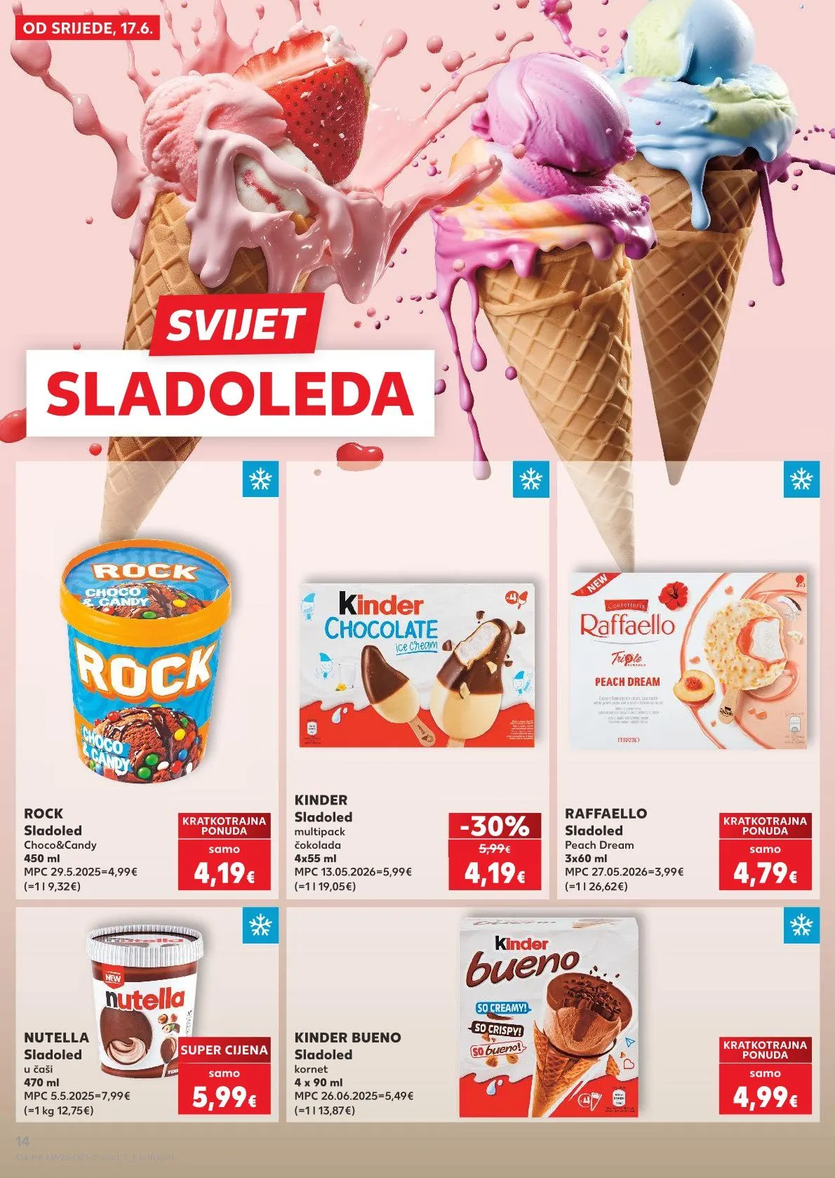 Katalog Kaufland  od 17. lipnja do 23. lipnja 2026. - Pregled Stranica 14