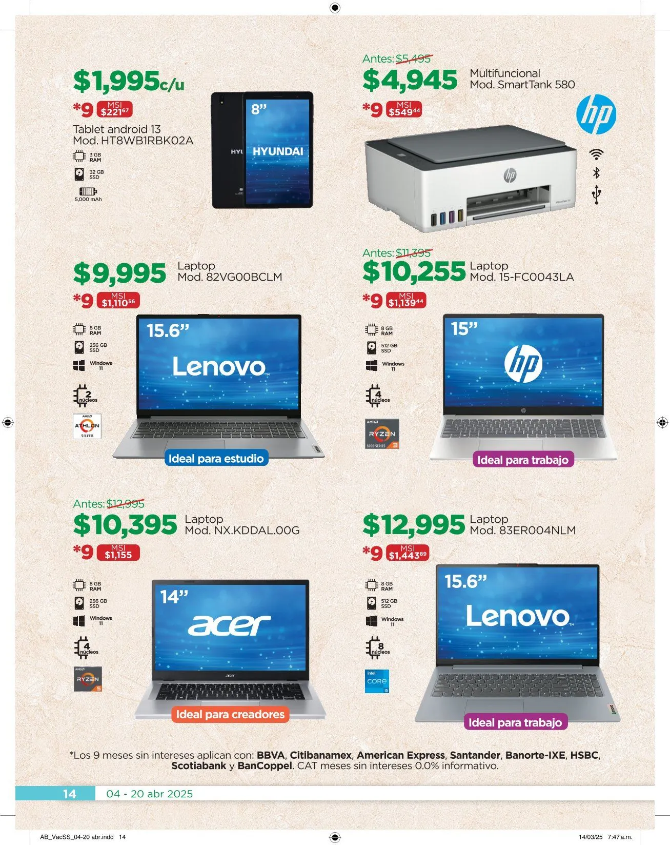Catálogo de Chedraui Ofertas 8 de abril al 20 de abril 2025 - Pagina 14