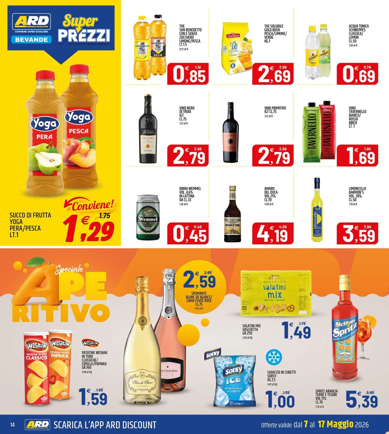  Volantini ARD Discount da 7 maggio a 17 maggio di 2026 - Pagina del volantino 14