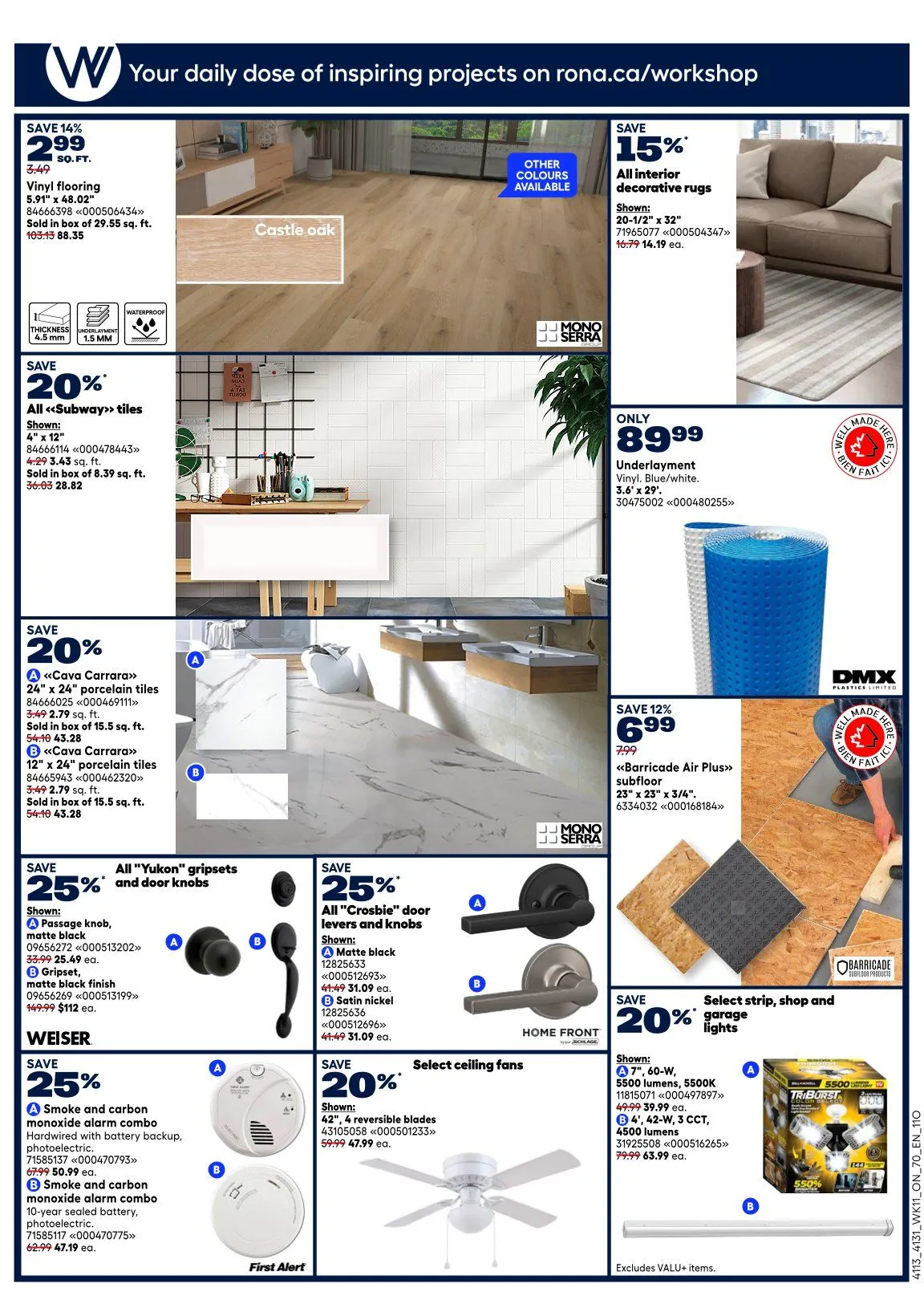 RONA Sales from April 9 to April 15 2026 - flyer page 14
