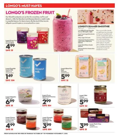 Longo´s Sales from November 6 to November 12 2025 - flyer page 14