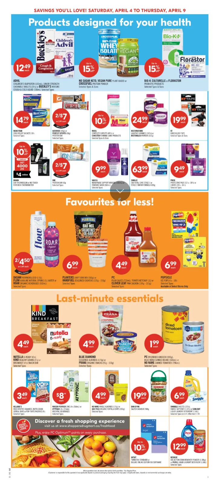 Shoppers Drug Mart Sales from April 4 to April 9 2026 - flyer page 14