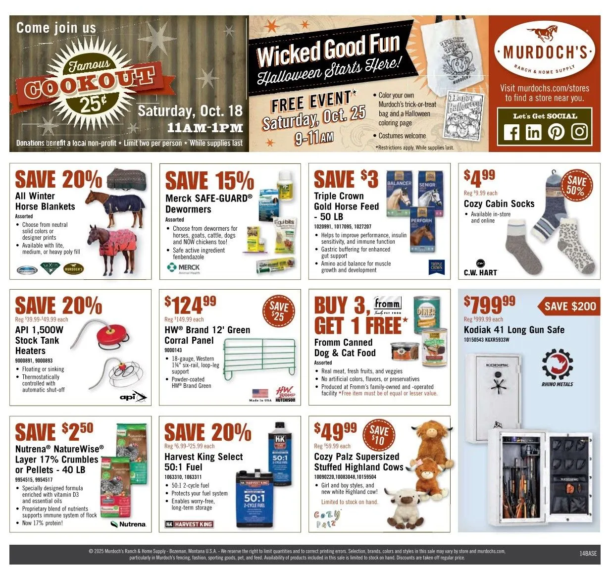 Weekly ad Murdoch’s Sales from October 15 to October 28 2025 - Page 14