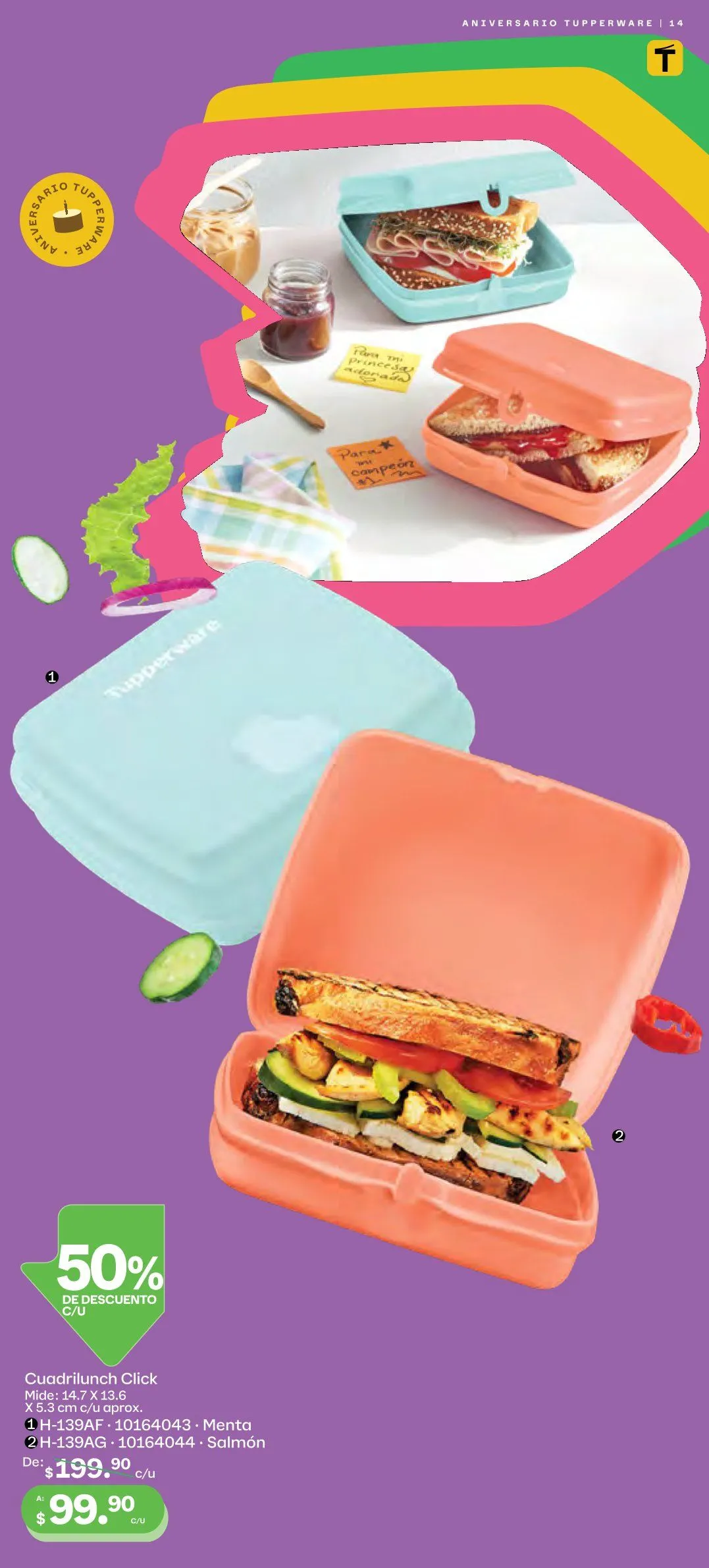 Catálogo de Tupperware Ofertas 22 de abril al 20 de mayo 2025 - Pagina 14