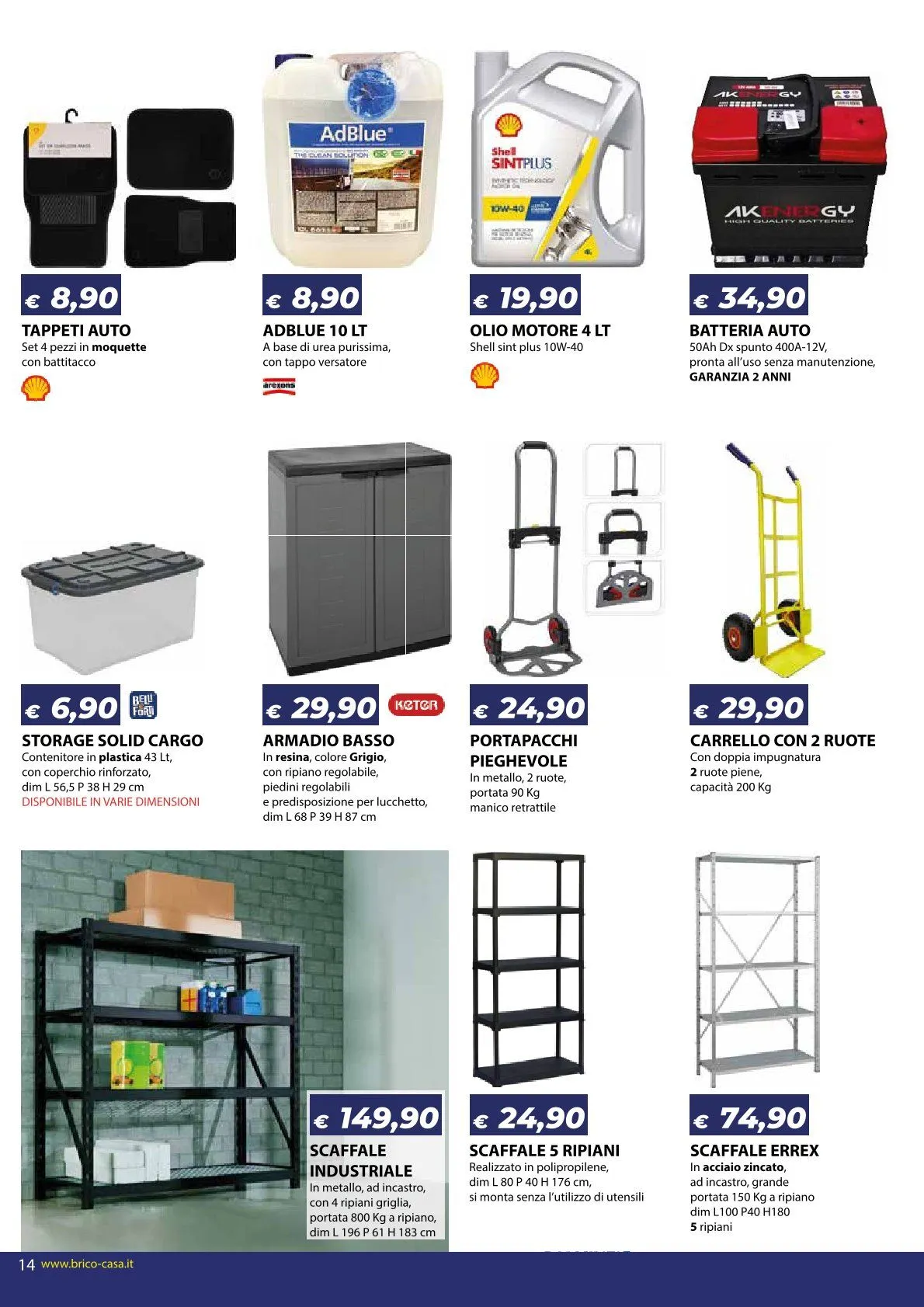 Bricocasa Volantino  da 28 novembre a 7 dicembre di 2025 - Pagina del volantino 14
