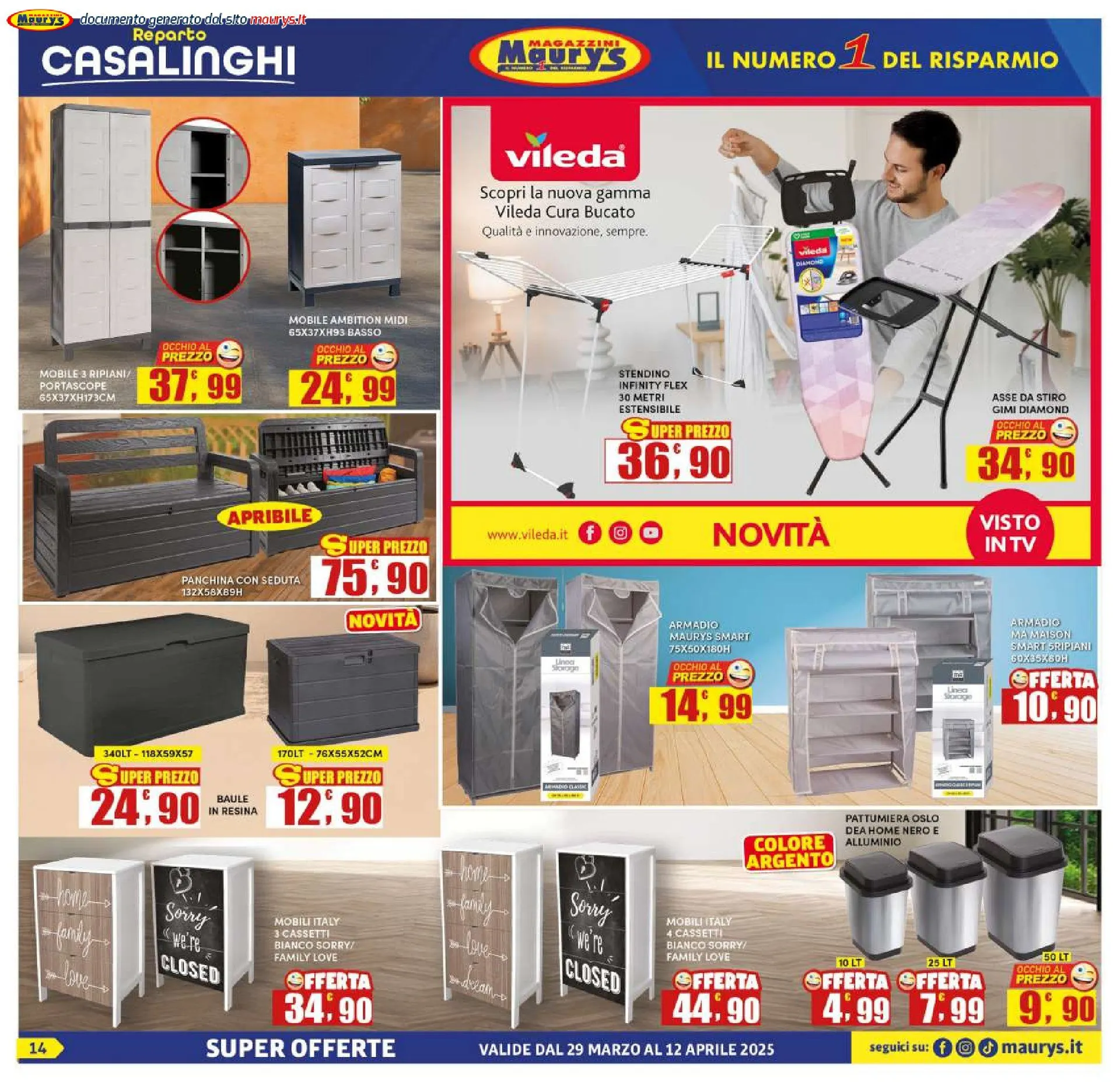 Offerte Maury's da 29 marzo a 14 aprile di 2025 - Pagina del volantino 14