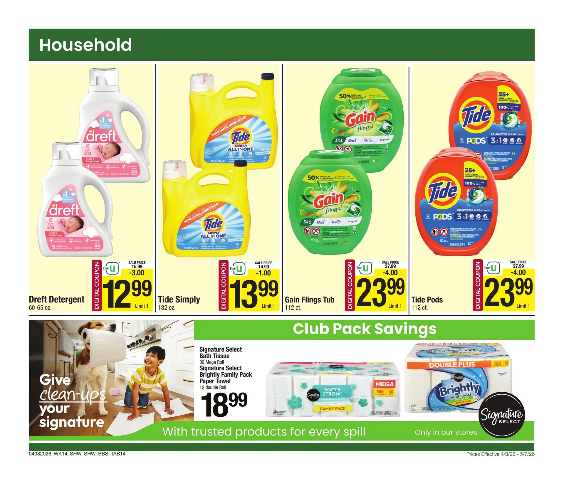 Weekly promotion Shaw's Sales spanning from April 24 to April 30 2026 - Page 14 for Catalogue 365