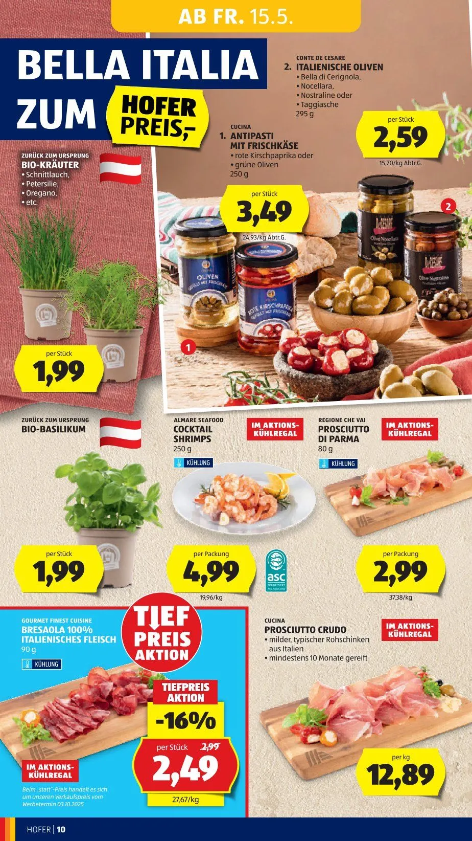  Hofer Prospekte von 15. Mai bis 21. Mai 2026 - Flugblätt seite  14