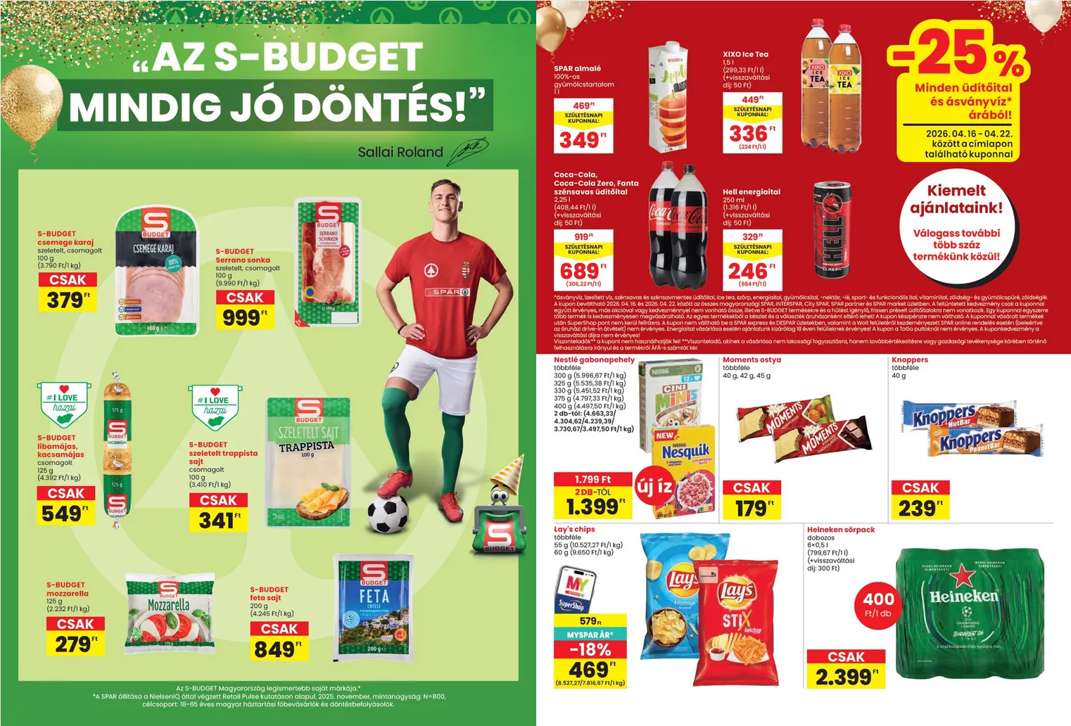 Katalógus SPAR Legfrissebb Ajánlatai április 16.-tól április 22.-ig 2026. - Oldal 14