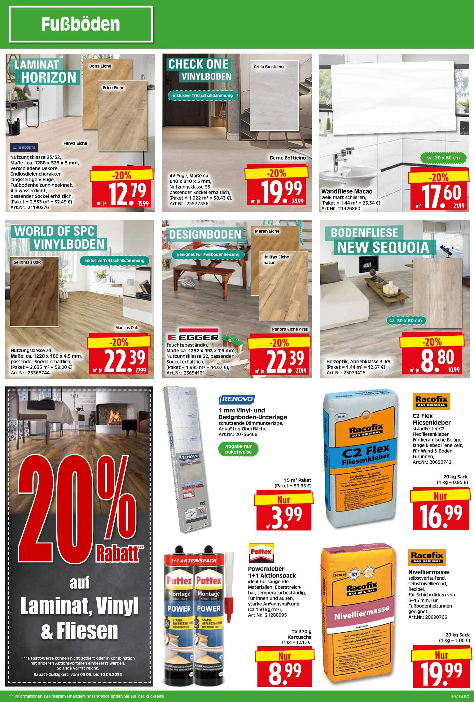 Herkules Baumarkt Prospekte von 5. Mai bis 10. Mai 2025 - Prospekt seite 14