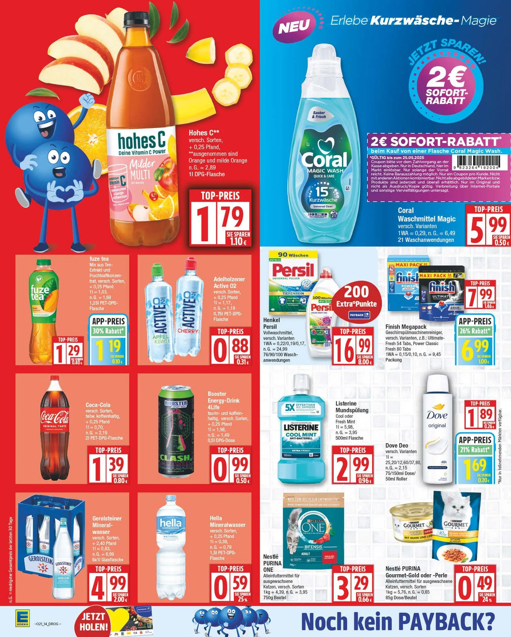 Edeka Prospekt von 19. Mai bis 24. Mai 2025 - Prospekt seite 14