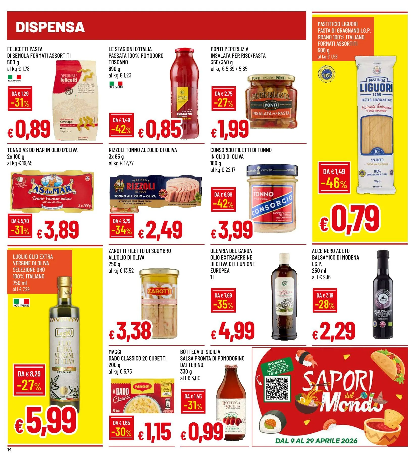 Volantini IperFamila da 9 aprile a 22 aprile di 2026 - Pagina del volantino 14