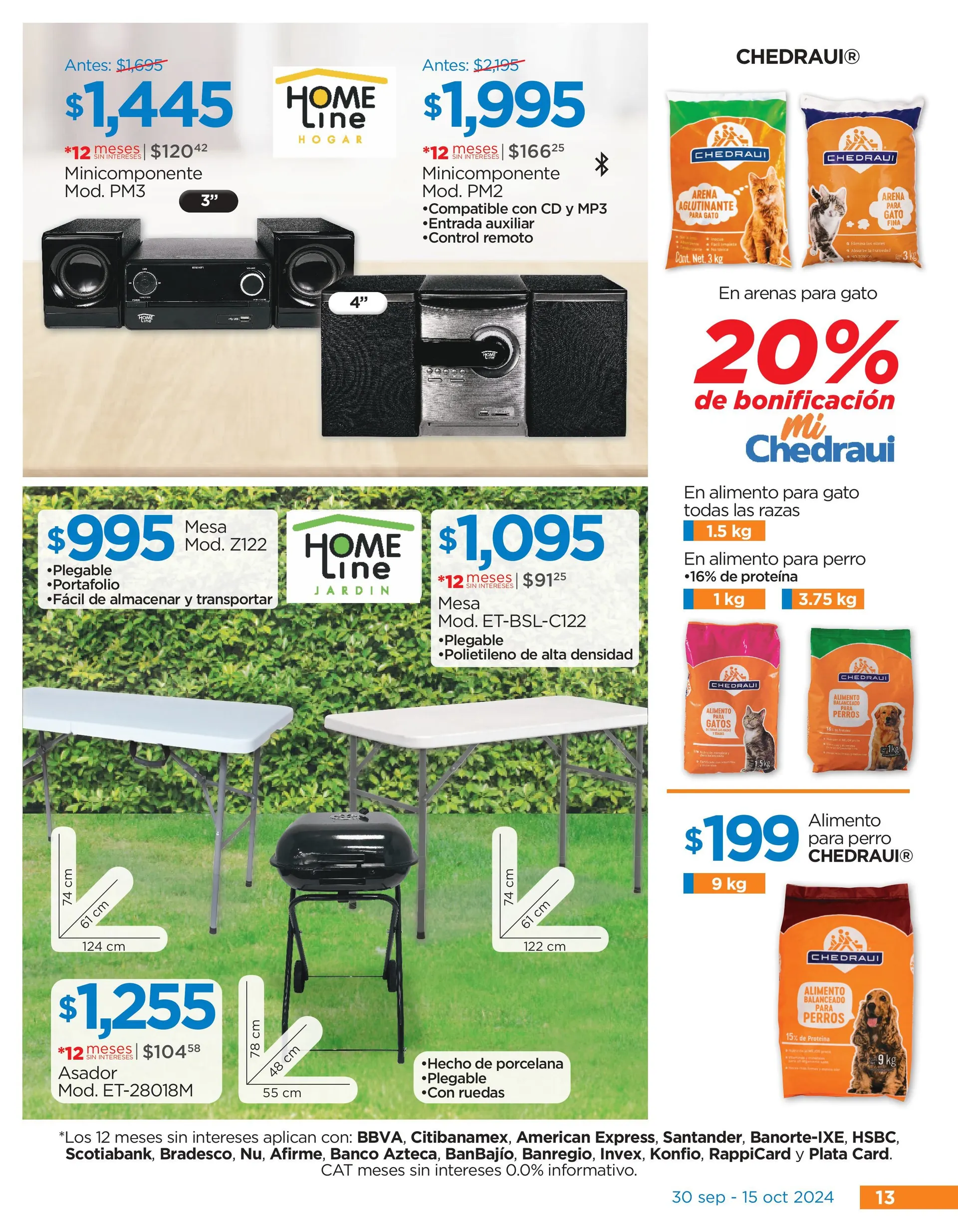Catálogo de Últimas ofertas en marcas de Chedraui 30 de septiembre al 15 de octubre 2024 - Pagina 13