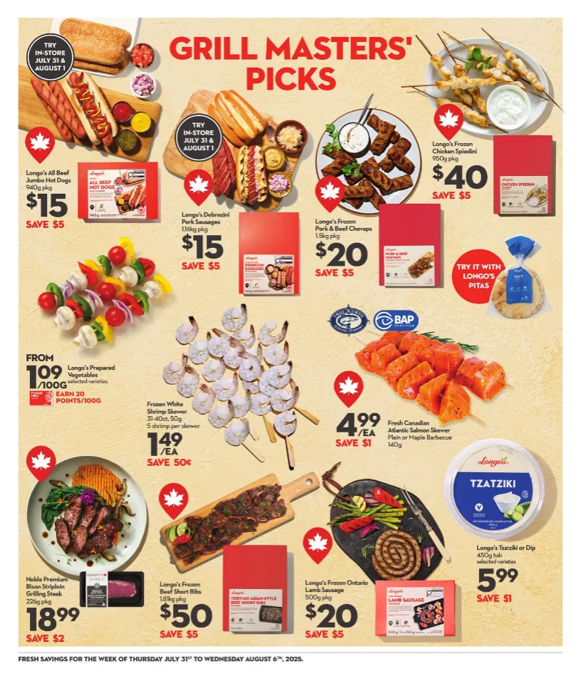 Longo's Sales from July 31 to August 6 2025 - flyer page 13