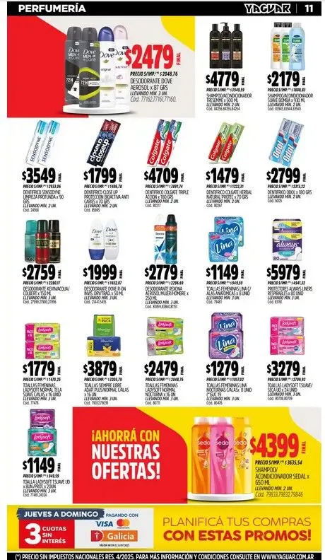 Ofertas de Ofertas Yaguar 28 de julio al 3 de agosto 2025 - Página 13 del catálogo