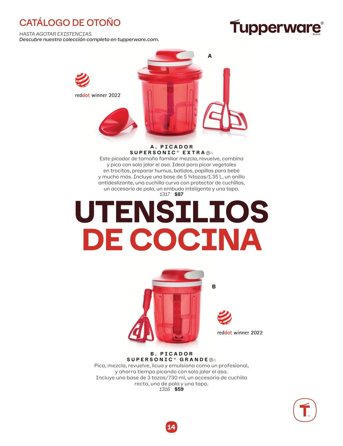 Catálogo de Tupperware  ofertas 1 de septiembre al 31 de diciembre 2025 - Pagina 14