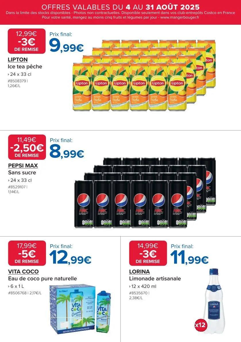 Catalogues Costco du 4 août au 31 août 2025 - Catalogue page 14