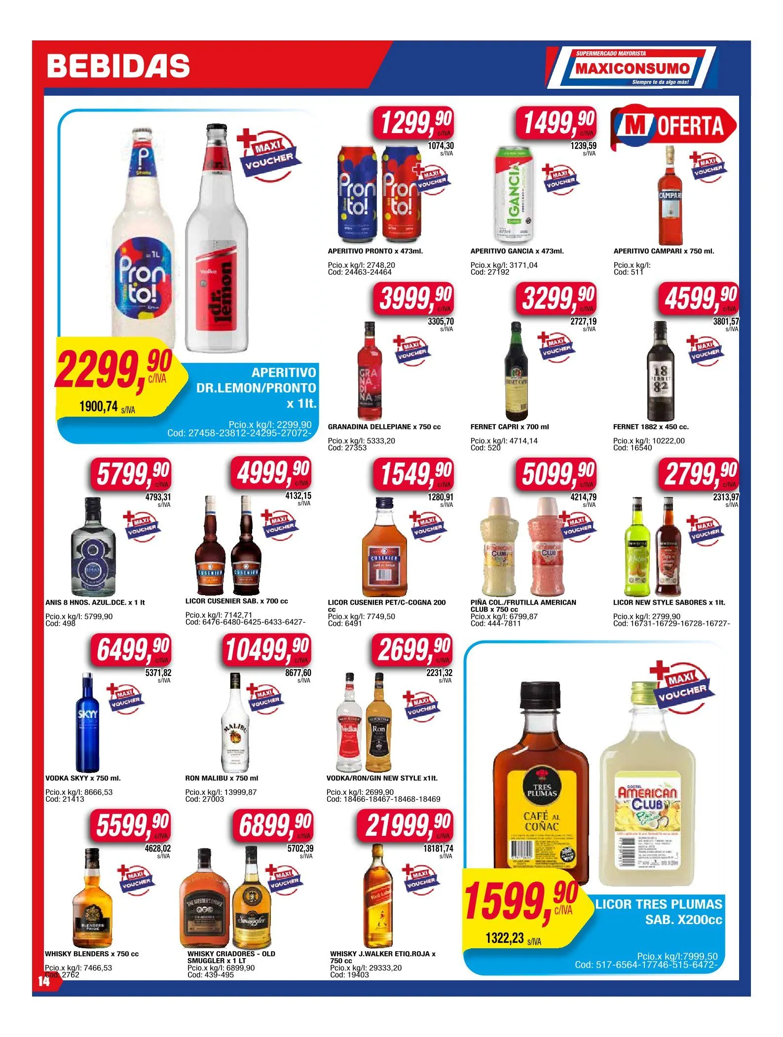 Ofertas de Ofertas Maxiconsumo 23 de junio al 29 de junio 2025 - Página 14 del catálogo