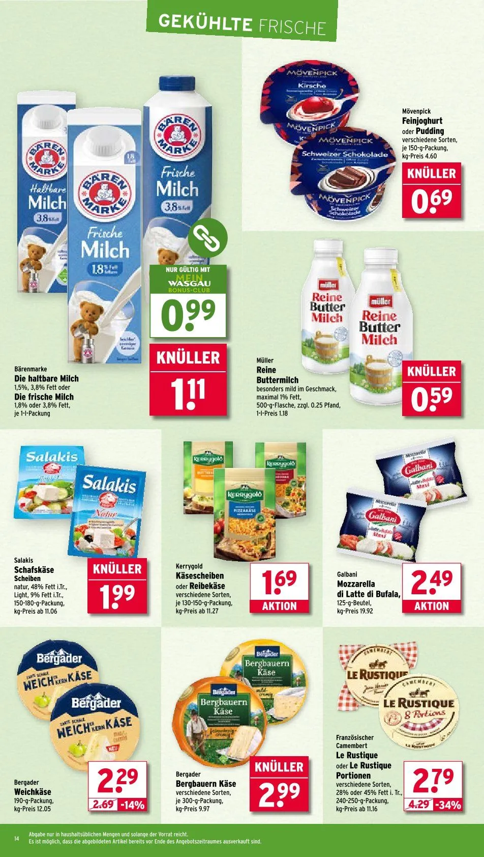 Wasgau Prospekte  von 11. August bis 16. August 2025 - Prospekt seite 14