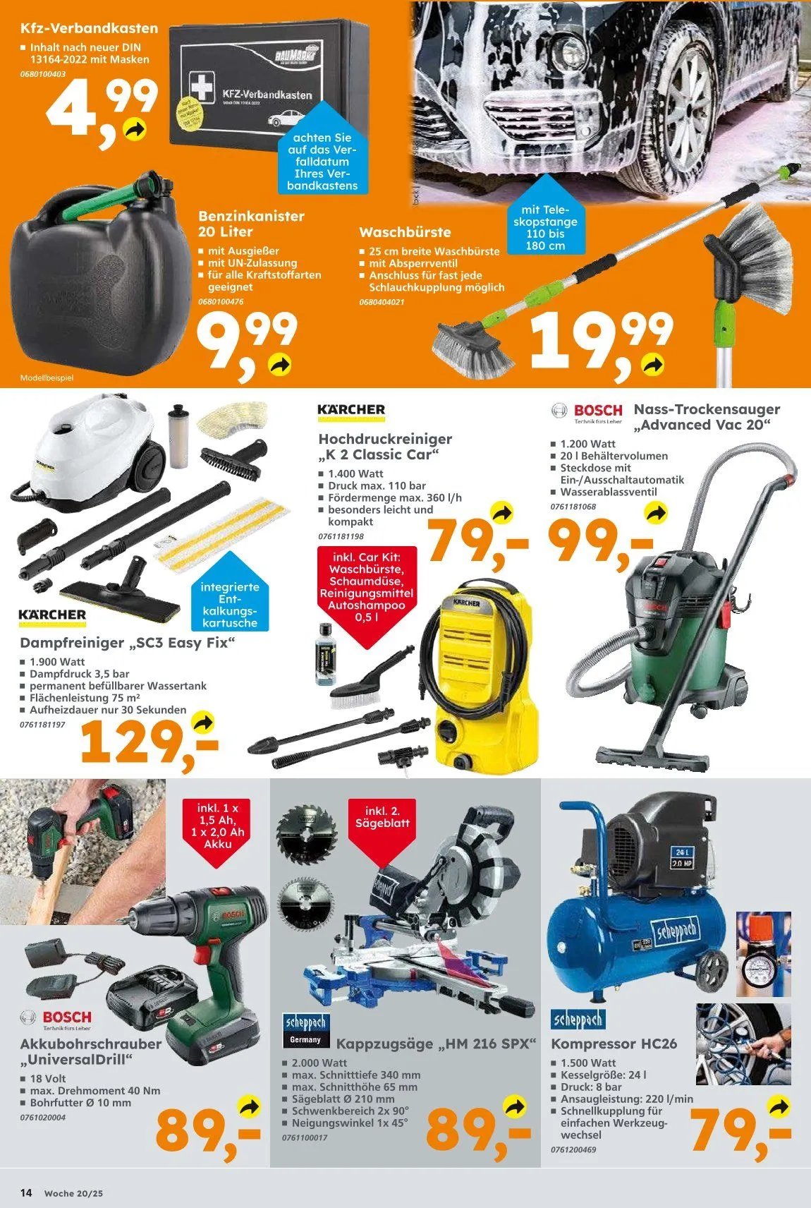 Globus Baumarkt Prospekt von 11. Mai bis 17. Mai 2025 - Prospekt seite 14