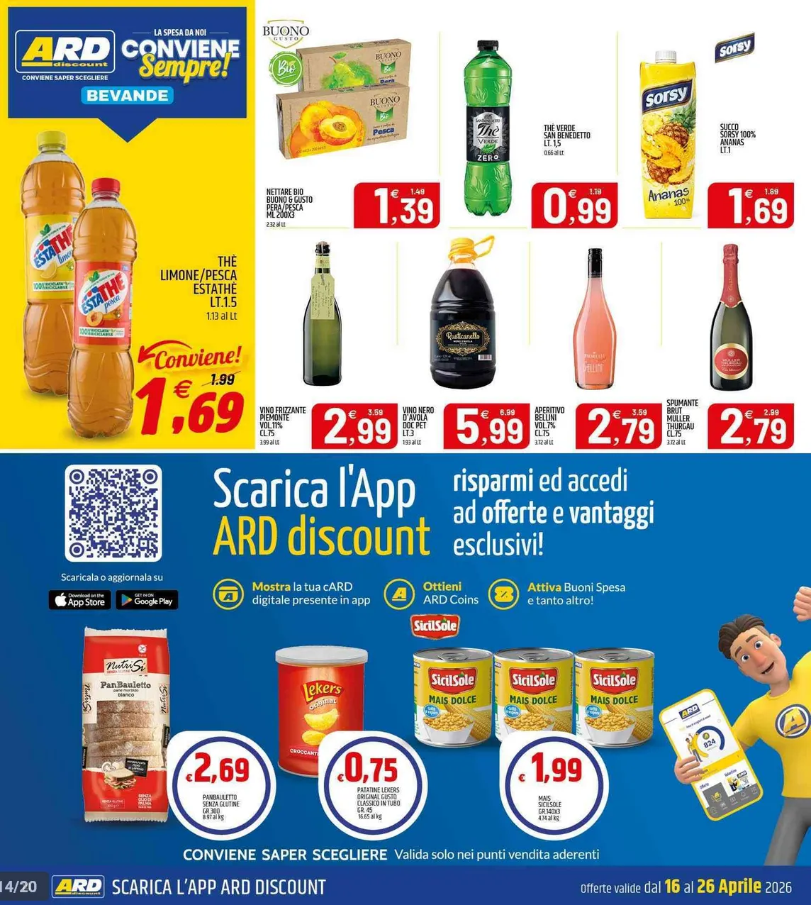 Volantini ARD Discount da 16 aprile a 26 aprile di 2026 - Pagina del volantino 14