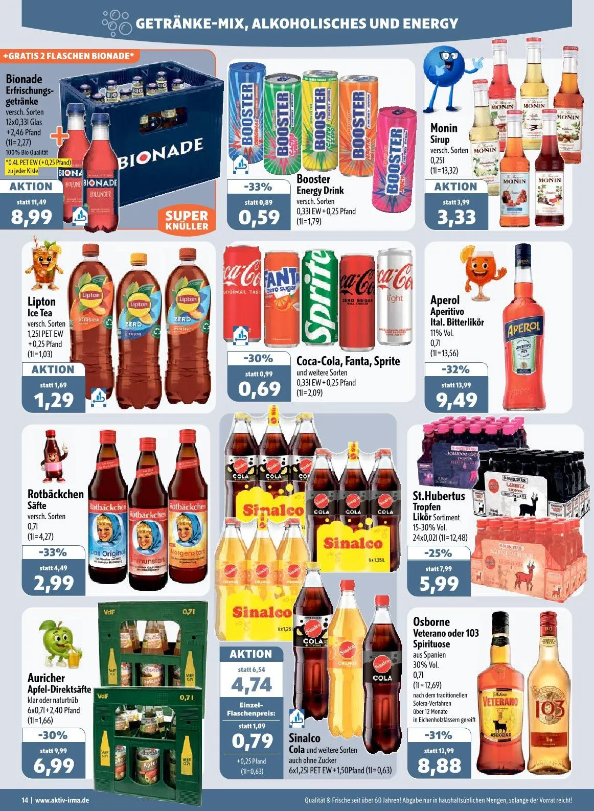 Aktiv Irma Angebote von 30. März bis 4. April 2026 - Prospekt seite 14