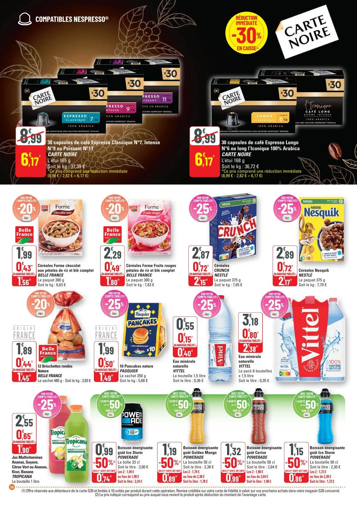 G20 Supermarchés Catalogue du 17 juin au 28 juin 2026 - Catalogue page 14