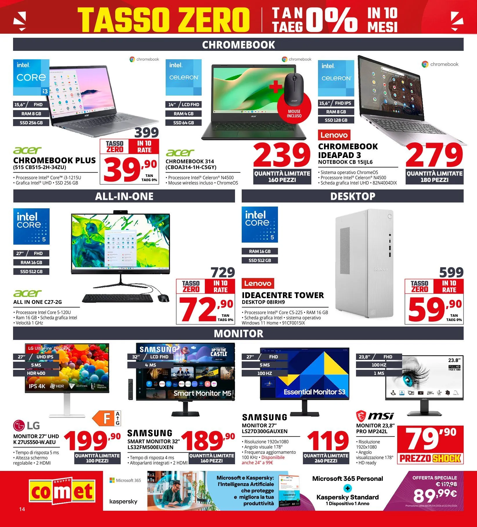  Volantini Comet da 24 aprile a 7 maggio di 2026 - Pagina del volantino 14